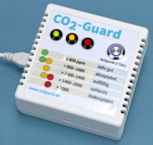 CO₂-Guard: IoT CO2-Ampel fr Schule, Bro und Arbeitsplatz als DIY-Bausatz