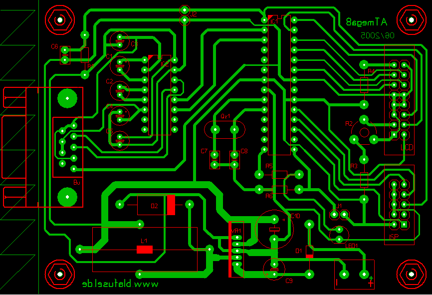 ATmega8 Platine