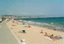 Strand an der Côte d'Azur