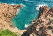 Felsen an der Côte d'Azur