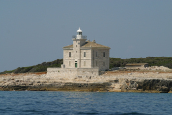 Leuchtturm im Nationalpark Brijuni