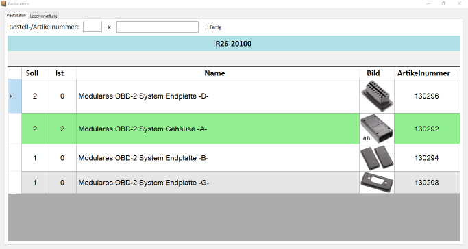 Software zur Lagerverwaltung