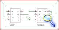 Schaltplan SMD-Adapter MC33290 - L9637